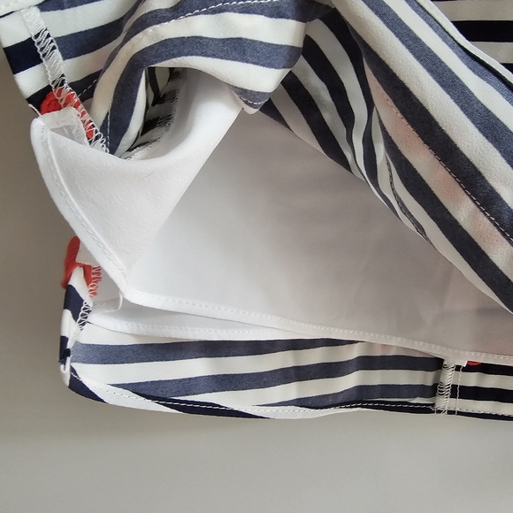 Sail to Sable Striped Sleeveless Top with Colorful Hem, New, Size XS - Picture 6 of 14